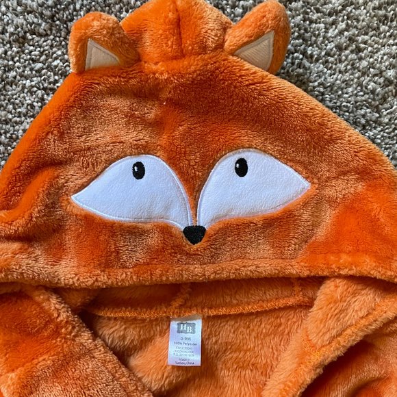 Hudson Baby Unisex Baby Plush Pool and Beach Fox 🦊 Robe Cover-up - Picture 2 of 4
